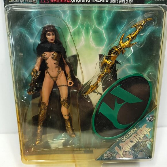 Top Cow Moore Action Collectibles Golden Witchblade Action Figure NEW - Picture 2 of 4